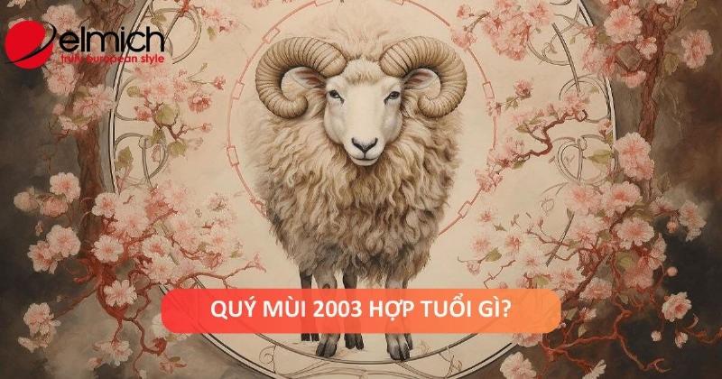 Nữ 2003 Quý Mùi hợp với nam tuổi Quý Hợi 1983 rất hòa hợp theo tử vi tình yêu hôn nhân